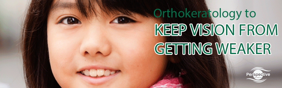 Orthokeratology keeps vision from getting weaker